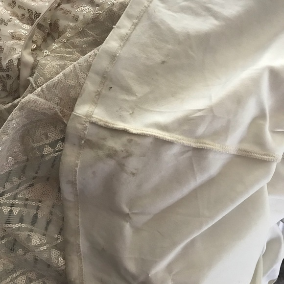 Gold Sequined Bridesmaid Dress - Picture 6 of 8